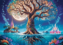 TREFL Puzzle Premium Plus Чаено време: Магическо дърво 500 части