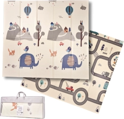 Folding Foam Educational Mat Street/Forest