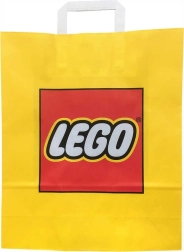 Lego promotional paper gift bag yellow 34 × 35 cm - 1 piece
