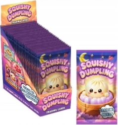 Squishy Dumlings laminated collectible cards in a sachet