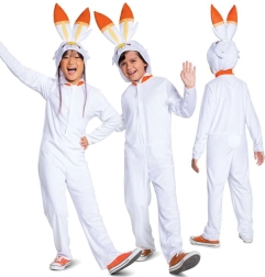 Детски костюм POKEMON Scorbunny kigurumi 126–136 см (7–8 г.)