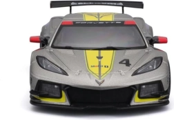 Метален модел на кола 1:24 Bburago Corvette C8.R 2020 състезателна жълта
