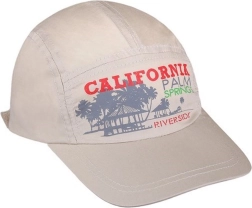 Лятна детска шапка с козирка NEW BABY California бежова