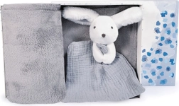 Подаръчен комплект Happy Doudou зайче и одеяло