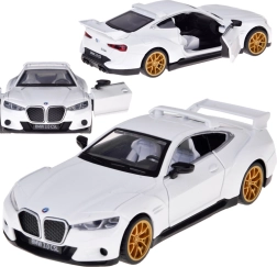 Метален модел на автомобил BMW 3.0 CSL 1:34 със светлина и звук, отварящи се врати