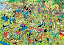 Пъзел Jan van Haasteren Кучешки парк 1000 части