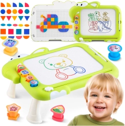 Ricokids magnetic drawing board with table and mosaic RK-823 - 1 piece