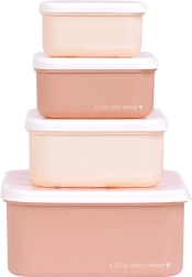 Комплект от четири кутии за закуски A Little Lovely Company – Motýlci