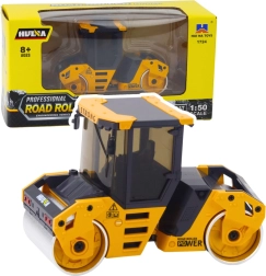 Метален пътен валяк HUINA 1:50 жълт