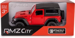 Car model JEEP Wrangler Rubicon 2021 soft top 1:35 – red