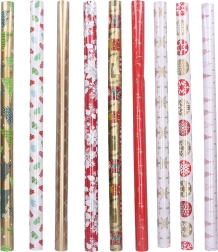 Опаковъчна хартия 0,7x2 m Коледа микс 1