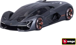 Метална количка Bburago 1:24 Lamborghini Terzo Millennio сива
