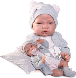Antonio Juan - реалистична бебешка кукла с меко текстилно тяло 42 см