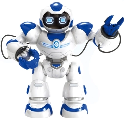 Дистанционно управляван робот, който стреля топчета 40 см