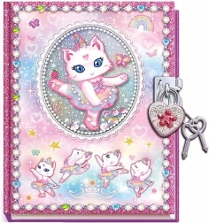 Lockable Diary with Kitten
