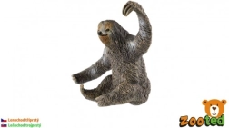 Фигурка Ленивец трирък от пластмаса
