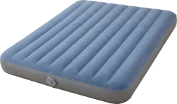 Inflatable double air mattress 203 × 152 × 25 cm with integrated electric pump INTEX