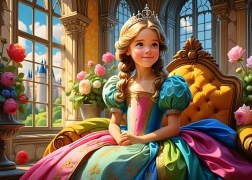 Puzzle Princess on the Throne 500 Pieces