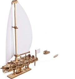 Ugears 3D дървена ветроходна яхта Ocean Beauty – модел за сглобяване