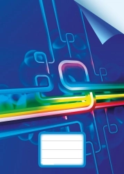 Reas-Pack ученическа тетрадка A5, без редове, 10 листа, синя