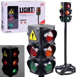 Голям детски светофар със звук и светлини
