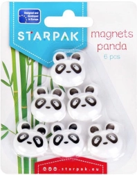 Panda magnets 6 pcs