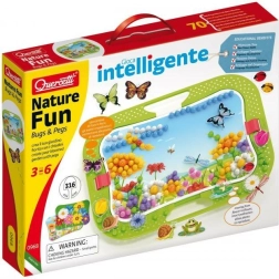 Quercetti Nature Fun – мозайка с пегове 316 броя