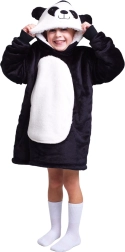 Cozy Noxxiez warm panda hoodie blanket for children aged 3–6
