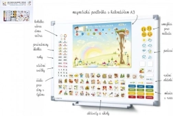 Магнитен календар за деца – Детска градина със 114 магнитчета