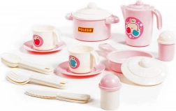 Pink kitchen set for two