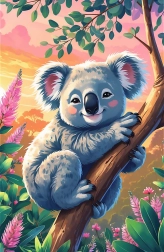 Пъзел Treflíci: Коала 54 части