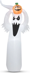 Inflatable Halloween ghost with LED lighting, 180 cm