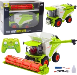 RC комбайн 1:24 с хедер, светлини, звуци и димен ефект 2.4 GHz