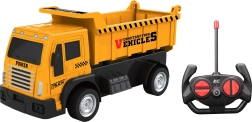 RC Construction Dump Truck with Remote Control, 19 cm