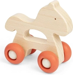 Bigjigs Toys Wooden Animal on Wheels