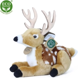 Плюшен елен/сърненце в легнало положение 21 см ECO-FRIENDLY