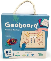 Дървена дъска за креативно творчество - Geoboard B. Toys