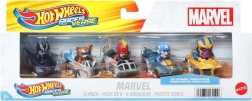 Hot Wheels RacerVerse Marvel – петпак метални колички