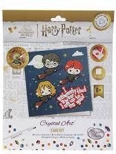 Crystal Art пощенска картичка Harry Potter Flying High 18 × 18 cm