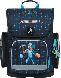 Ученическа раница Baagl Ergo Minecraft Blue Axe