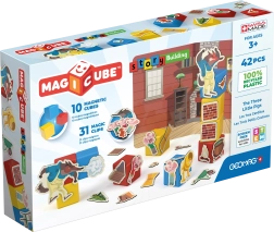Geomag Magicube Трите малки прасенца – магнитни кубчета и клипсове