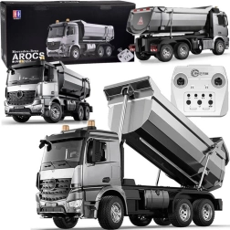 Метален RC самосвал Mercedes‑Benz Arocs 1:20 с дистанционно управление