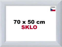 Алуминиева рамка за пъзел 70 × 50 см, сребриста