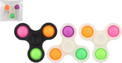Спинър Bubble Pops пластмаса 7 см – антистрес играчка 3 цвята
