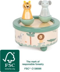 Дървена музикална кутия Safari small foot