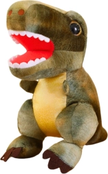 Plush Dinosaur with Leather Texture Green 32 cm