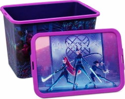 Storage box K-Pop Demon Hunters with clip-on lid 23 l