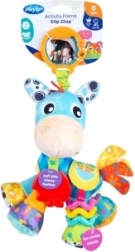 Playgro конче „Клусачек“ – висяща сензорна играчка с гризалка