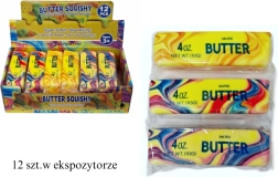 Anti-stress squishy stress toy in the shape of a butter cube - 1 piece