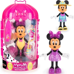 Disney Minnie Mouse плажна мини кукла с шкафче и дрешки